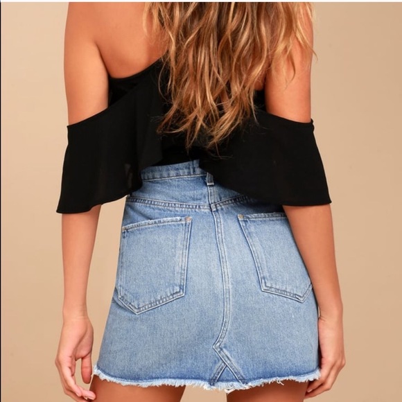 NWT AGOLDE Quinn High Rise Mini Skirt Devotee - 30/32 - Picture 7 of 16